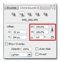 Podstawowe narzędzia do retuszowania - Stempel w Adobe Photoshop CS3 - Clone Stamp